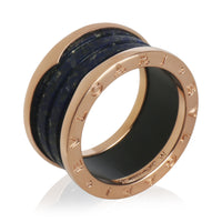 Rose Gold Lapis B.zero1 Ring