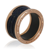 Rose Gold Lapis B.zero1 Ring