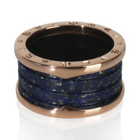 Rose Gold Lapis B.zero1 Ring