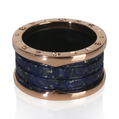 Rose Gold Lapis B.zero1 Ring