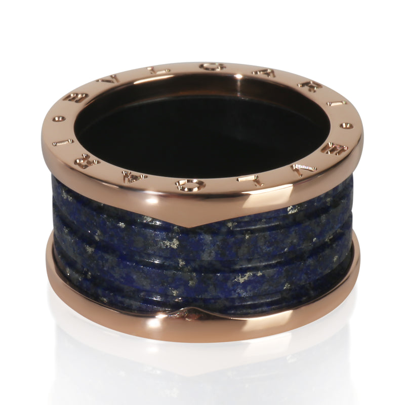 Rose Gold Lapis B.zero1 Ring