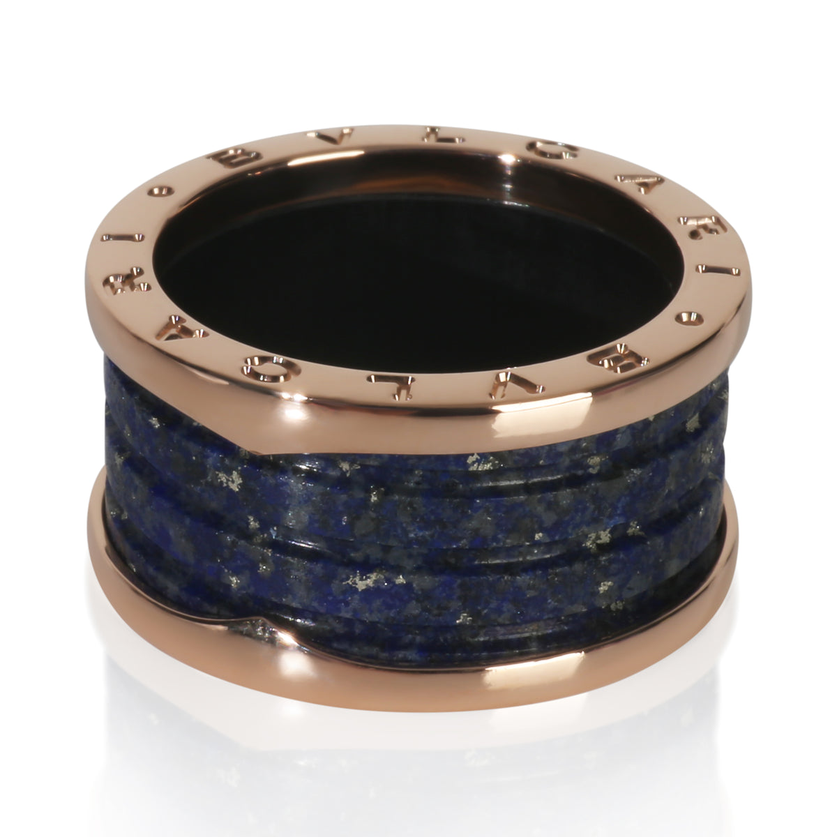 Rose Gold Lapis B.zero1 Ring