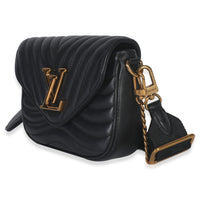 Black Quilted Calfskin New Wave Pochette