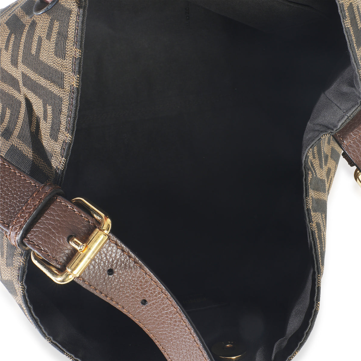 Fendi Vintage Tobacco Zucca Canvas Hobo Handbag av