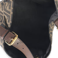 Fendi Vintage Tobacco Zucca Canvas Hobo Handbag av