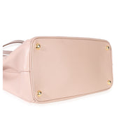 Prada Beige Saffiano Lux Galleria Medium Double Zip Tote Handbag clasp