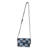 Louis Vuitton Black Blue Damier Rush Epi Steamer Wearable Wallet Handbag av