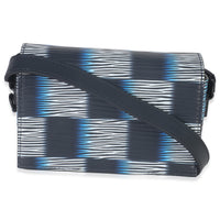Louis Vuitton Black Blue Damier Rush Epi Steamer Wearable Wallet Handbag bv