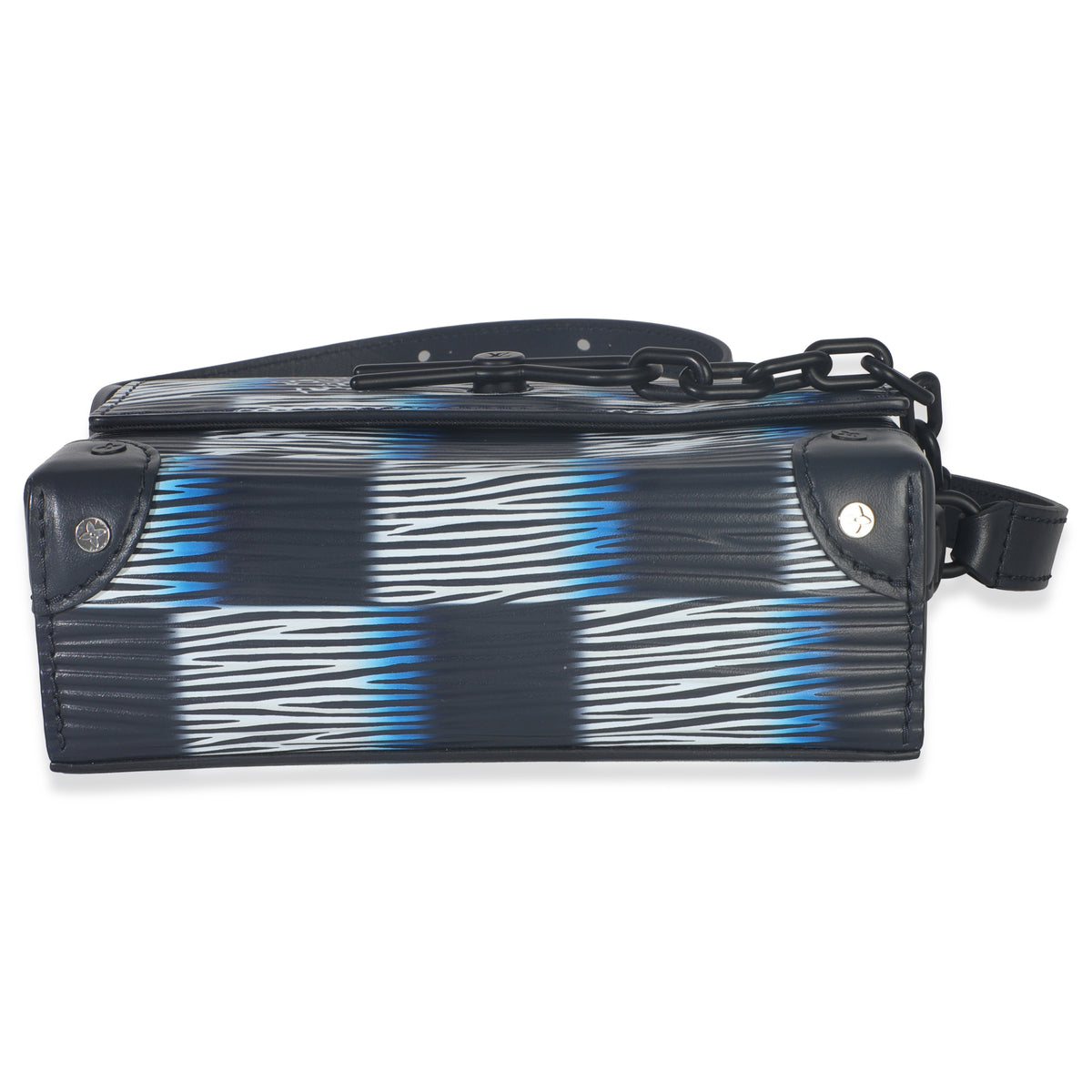 Louis Vuitton Black Blue Damier Rush Epi Steamer Wearable Wallet Handbag stamp