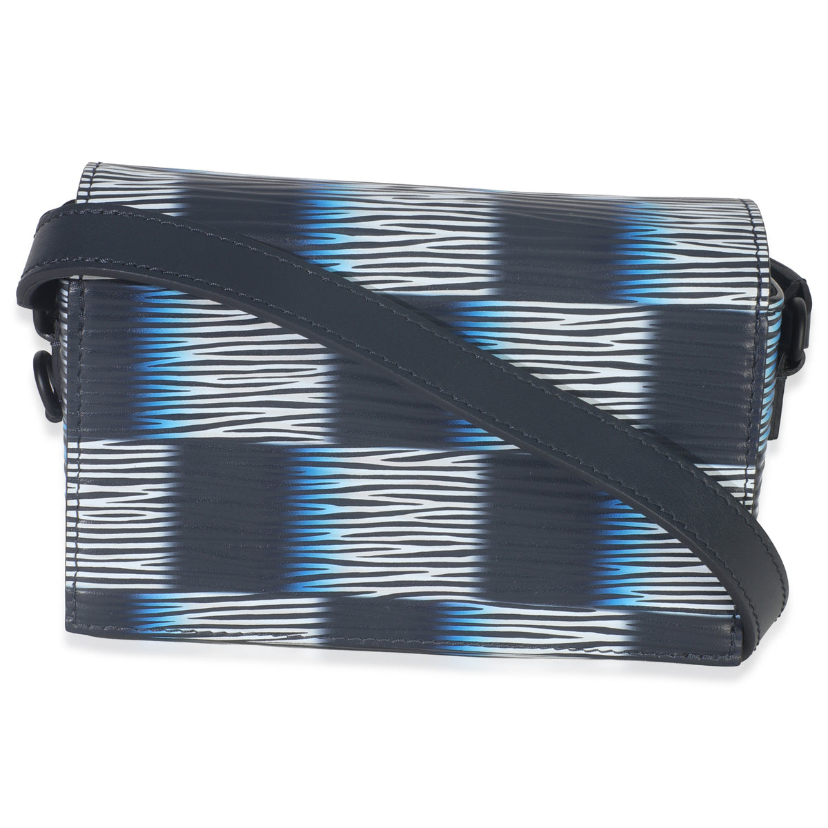 Black Blue Damier Rush Epi Steamer Wearable Wallet