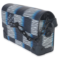 Black Blue Damier Rush Epi Steamer Wearable Wallet