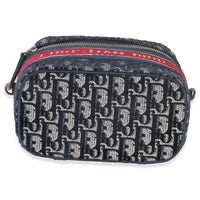 Blue Red Velvet Oblique Diortravel Vanity Case