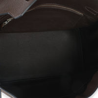 Hermès Chocolat Clemence Birkin 35 PHW Handbag av