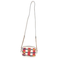 Gucci Trompe L'Oeil Print Calfskin Matelasse Small GG Marmont Camera Bag Handbag av