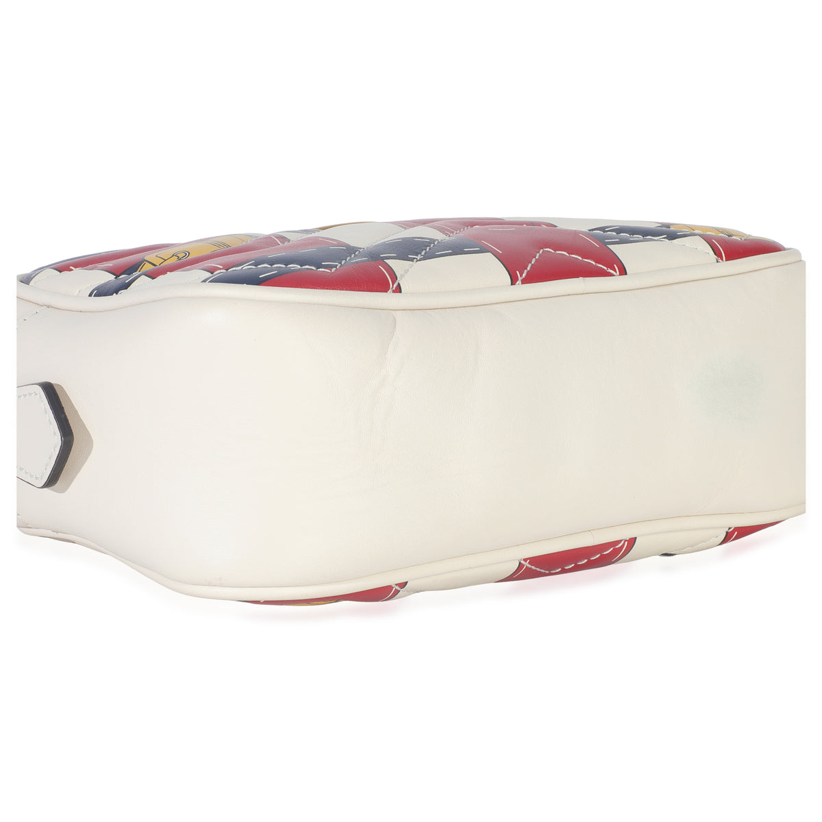 Gucci Trompe L'Oeil Print Calfskin Matelasse Small GG Marmont Camera Bag Handbag clasp