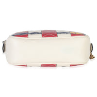 Gucci Trompe L'Oeil Print Calfskin Matelasse Small GG Marmont Camera Bag Handbag stamp