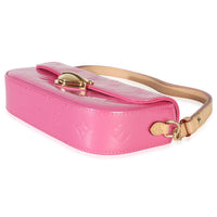 Louis Vuitton Framboise Monogram Vernis Malibu Street Pochette Handbag stamp