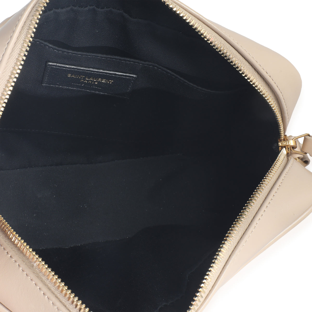 Saint Laurent Dark Beige Matelasse Calfskin Monogram Lou Camera Bag Handbag ad1