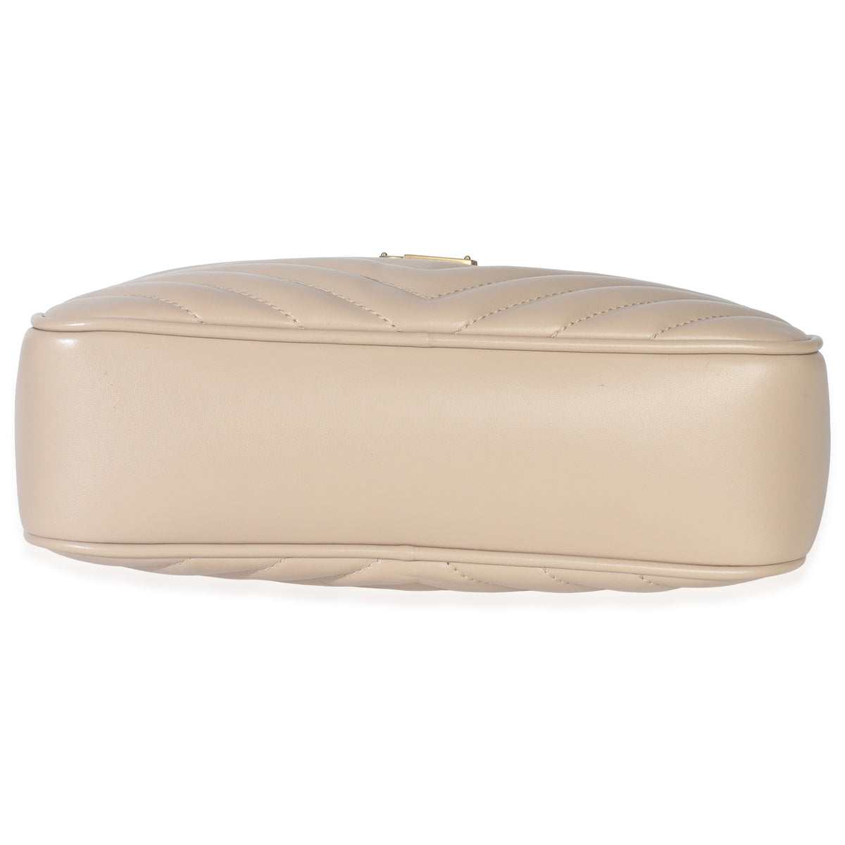 Saint Laurent Dark Beige Matelasse Calfskin Monogram Lou Camera Bag Handbag stamp