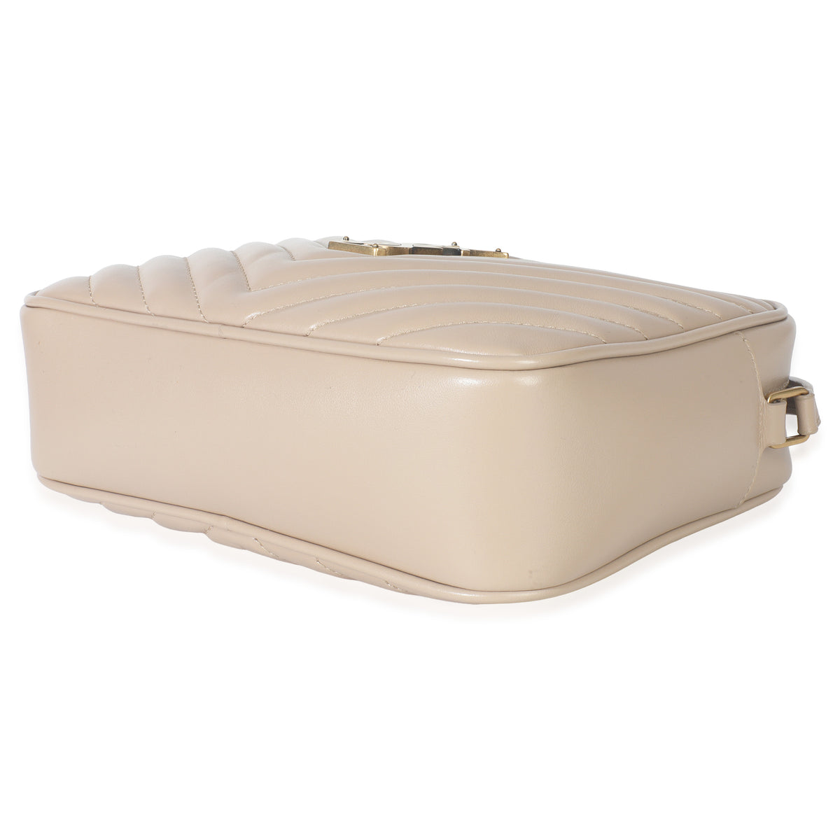 Dark Beige Matelasse Calfskin Monogram Lou Camera Bag