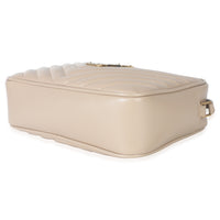 Dark Beige Matelasse Calfskin Monogram Lou Camera Bag