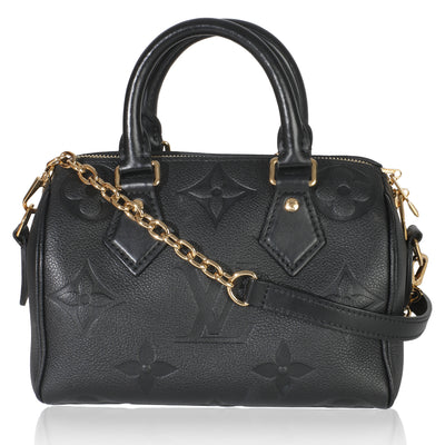 Black Giant Monogram Empreinte Speedy Bandouliere 20