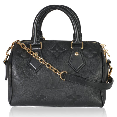 Black Giant Monogram Empreinte Speedy Bandouliere 20