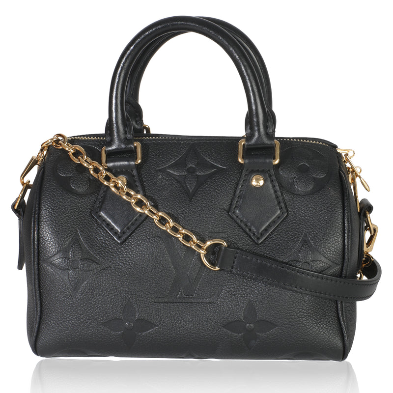 Black Giant Monogram Empreinte Speedy Bandouliere 20