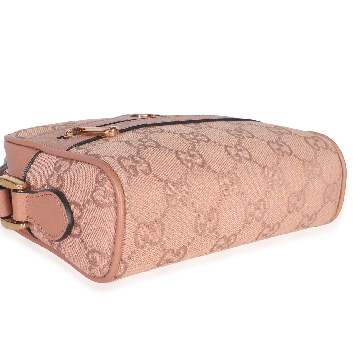 Pink GG Canvas Mini Ophidia Shoulder Bag