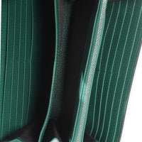 Gucci Emerald Pebbled Calfskin Dionysus Chain Wallet Handbag ad1