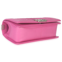 Pink Matte Python Old Medium Boy Bag