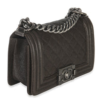 Chanel Brown Quilted Caviar Small Boy Handbag Handbag pv