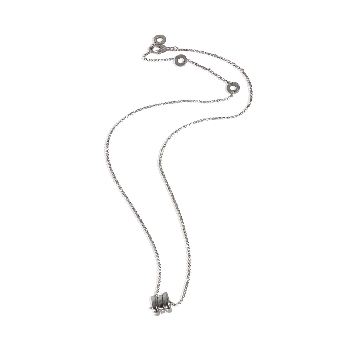 White Gold  Mini B.zero1 Necklace