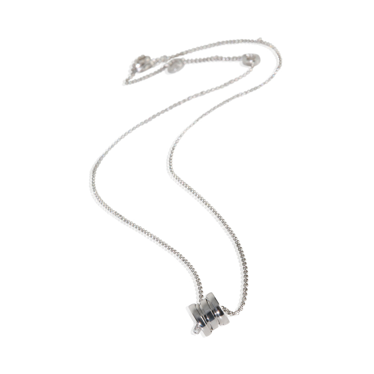 White Gold  Mini B.zero1 Necklace