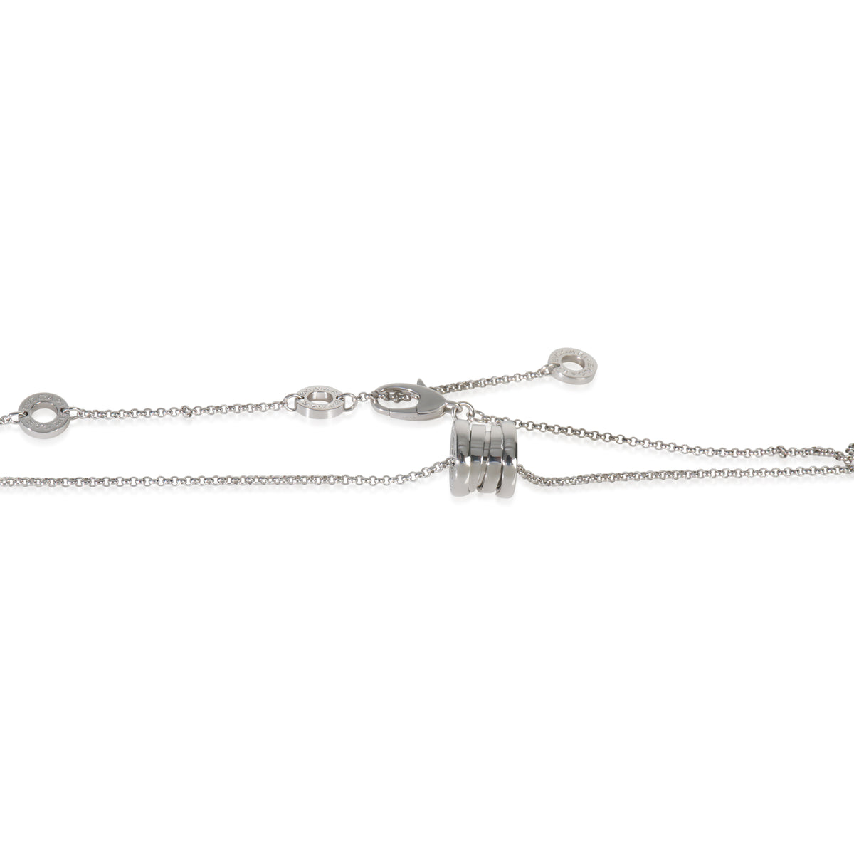 White Gold  Mini B.zero1 Necklace