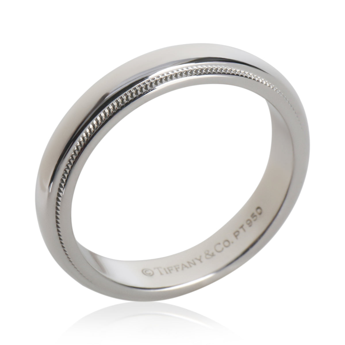 Platinum  Tiffany Together 4mm Ring