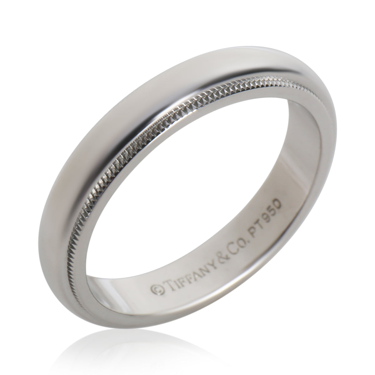 Platinum  Tiffany Together 4mm Ring