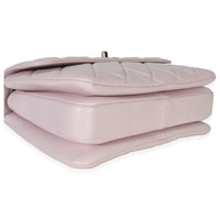 Light Pink Quilted Lambskin Small Trendy CC Dual Handle Flap Bag