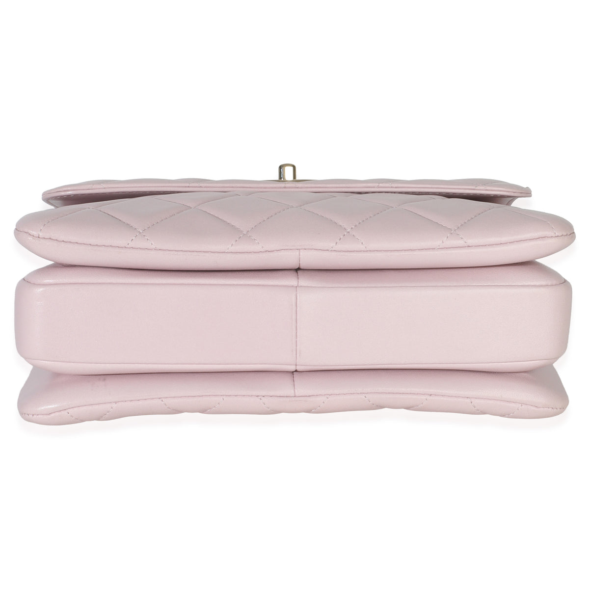 Light Pink Quilted Lambskin Small Trendy CC Dual Handle Flap Bag