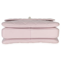 Light Pink Quilted Lambskin Small Trendy CC Dual Handle Flap Bag