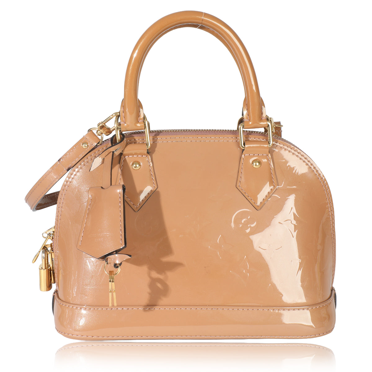 Rose Velours Monogram Vernis Alma BB