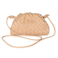 Almond Nappa Intrecciato The Mini Pouch