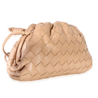 Almond Nappa Intrecciato The Mini Pouch