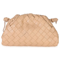 Almond Nappa Intrecciato The Mini Pouch