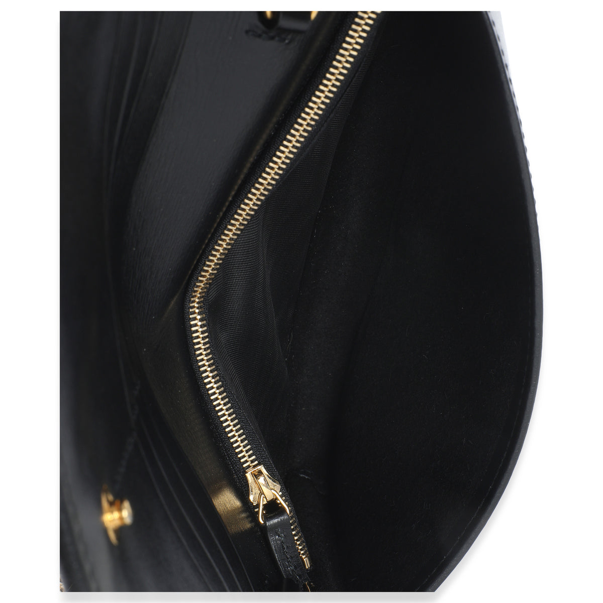 Gucci Black Azalea Calfskin Horsebit 1955 Wallet On Chain Handbag av