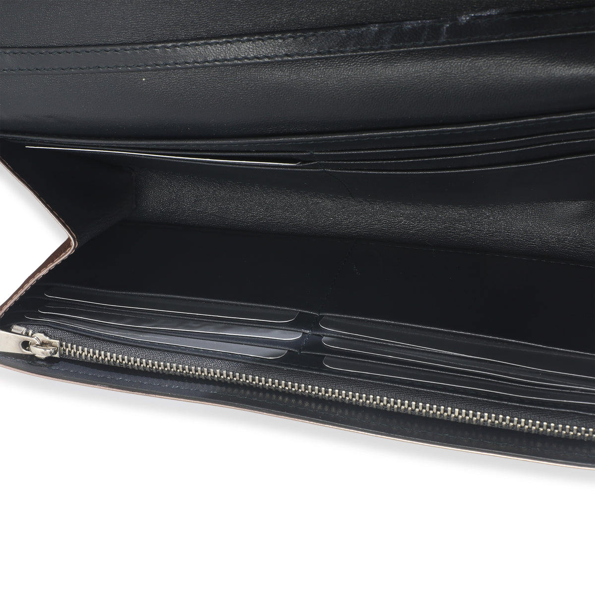 Christian Dior Pink Metallic Patent Micro Cannage Lady Dior Croisiere Wallet Handbag ad1