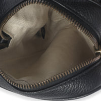 Gucci Black Pebbled Calfskin Vintage Logo Messenger Bag Handbag ad1