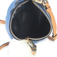 Loewe Blue Calfskin Shearling Mini Bunny Crossbody Handbag ad2