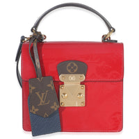 Louis Vuitton Scarlet Monogram Vernis Epi Spring Street Handbag pv