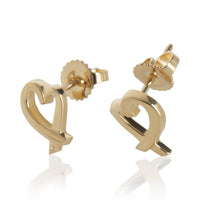 Yellow Gold  Paloma Picasso Loving Heart Earrings